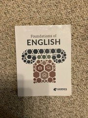 Foundations of English, 2nd Edition Textbook AIE by Hawkes Learning Systems
