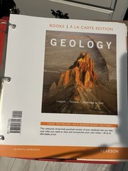 Essentials of Geology, by Tasa, Lutgens, Tarbuck (2014, Ringbound)