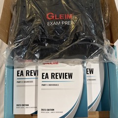 Gleim EA Review 2023 (Parts 1-3) + Official Gleim Exam Prep Bag – New