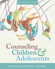 Counseling Children and Adolescents – Paperback, by Vernon Ann; Schimmel – Good