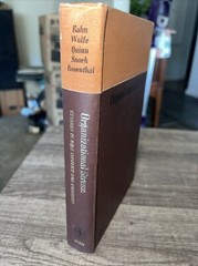 Organizational Stress Studies In Role Conflict & Ambiguity /John Wiley & Sons/b5