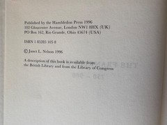 THE FRANKISH WORLD 750-900 BY JANEL NELSON 1996 HC/DJ 1ST CAROLINGIAN GOVERNMENT