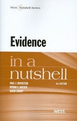 Evidence in a Nutshell (Nutshells)
