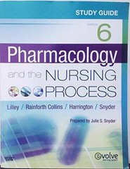 Study Guide for Pharmacology and – Paperback, by Linda Lane Lilley – Very Good