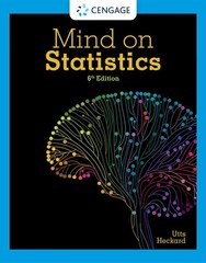 Mind on Statistics 6th Edition by Robert Heckard (English) Hardcover Book