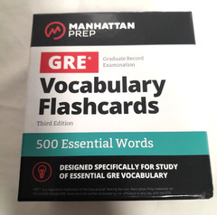 500 Essential Words: GRE Vocabulary Cards, by Manhattan Prep Very Good