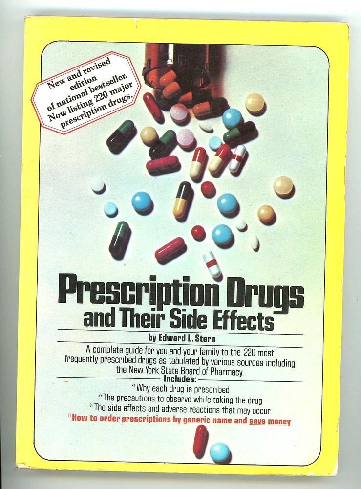 Prescription Drugs and Their Side Effects Paperback Book Edward Stern 142 pages