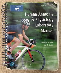 Pearson Anatomy & Physiology Lab Manual Cat Version 13th Ed Marieb Smith