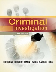 Criminal Investigation Hardcover Christine, Hess, Kären M. Hess O