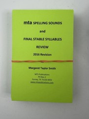 MTA Multisensory Teaching Approach Margaret Taylor Smith Reading Spelling 7 READ