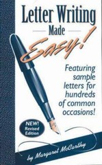 Letter Writing Made Easy!: Featurin- paperback, 9780963994622, Margaret McCarthy