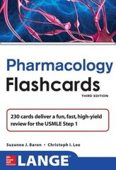 Lange Pharmacology Flash Cards, Third Edition (LANGE FlashCards) – Cards – GOOD