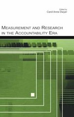 Measurement and Research in the – Hardcover, by Dwyer Carol Anne – Very Good