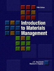 Introduction to Materials Management by J. R. Tony Arnold and Stephen N. Chapman