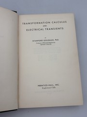 Transformation Calculus & Electrical Transients By Goldman (1955) Vintage HC