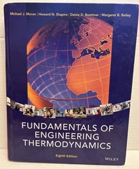 Fundamentals of Engineering Thermodynamics – Eighth Edition – (Hardcover)