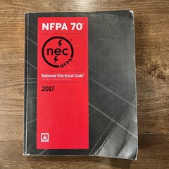 National Electrical Code 2017 by (NFPA) National Fire…ISBN 1455912778