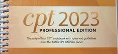 CPT Professional 2023 Official Codebook w/Rules +Guidelines American Medical GD+