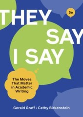 “They Say / I Say”, Graff, Gerald,Birkenstein, Cathy, Very Good Book