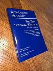 Hackett Classics Ser.: Rousseau: the Basic Political Writings : Discourse on the