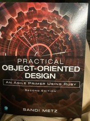 Practical Object-Oriented Design in Ruby: An Agile Primer (2nd Edition) – GOOD