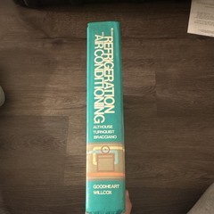 Goodheart-Willcox Modern Refrigeration & Airconditioning 1970 HC Illustrated