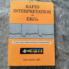 Rapid Interpretation of EKG’s by Dale Dubin (2000, Trade Paperback)