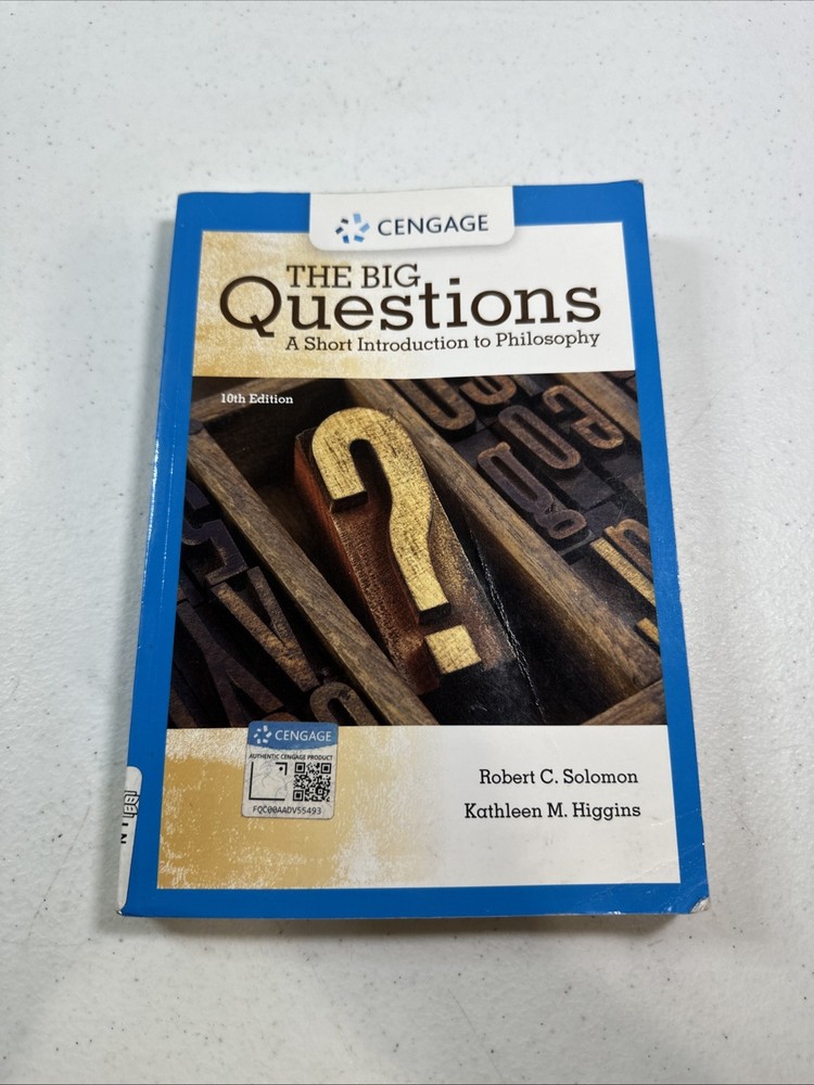 The Big Questions: A Short – Paperback, by Solomon Robert; Higgins – Good