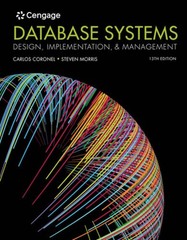 Database Systems: Design, Implementation, & Management by Carlos Coronel: Used