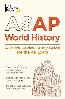 ASAP World History: A Quick-Review Study Guide fo- Review, 1524757683, paperback