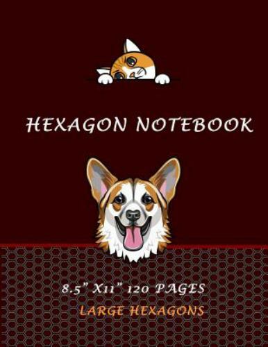 Hexagon Not 8.5 x 11 120 Pages Large Hexagons: Hexagonal Graph Paper Not, 120…