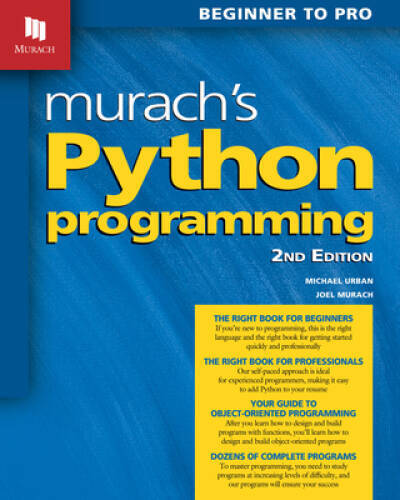 Murachs Python Programming (2nd Edition) – Paperback By Joel Murach – GOOD