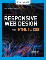 Responsive Web Design with HTML 5 & CSS (MindTap Course List) – Paperback – GOOD
