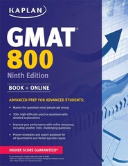 Kaplan GMAT 800: Advanced Prep for Advanced Students (Kaplan Test Prep) – pa…