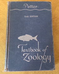 Vintage Textbook of Zoology by Potter, 2nd edition 1947, 948 pages, hardcover
