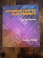 Hardcover 1991 Intro To Electronics A Practical Approach Earl Gates 2nd Edition
