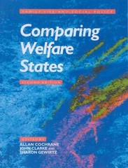Comparing Welfare States, Paperback by Cochrane, Allan (EDT); Clarke, John (E…
