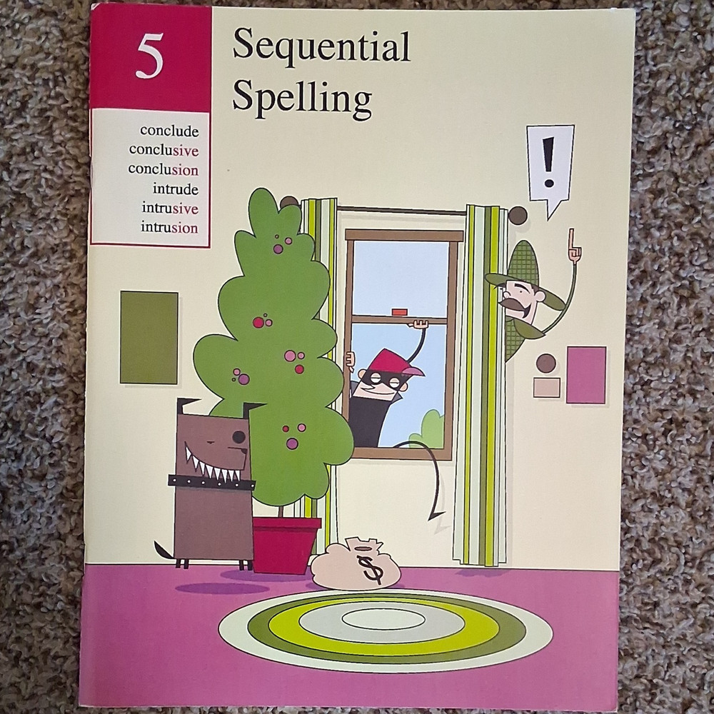 Sequential Spelling Volume 5 Paperback Textbook Workbook by Don McCabe