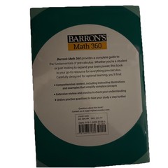 Barron’s Test Prep Ser.: Barron’s Math 360: a Complete Study Guide Pre-Calculus