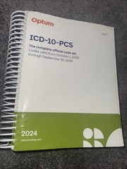 2024 ICD-10-PCS Expert (Spiral) – Spiral-bound, by Optum – Good