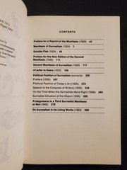André Breton – Manifestoes of Surrealism 1972 Softcover Book