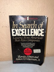 In Search of Excellence: Lessons from Americas Best-Run Companies – VERY GOOD