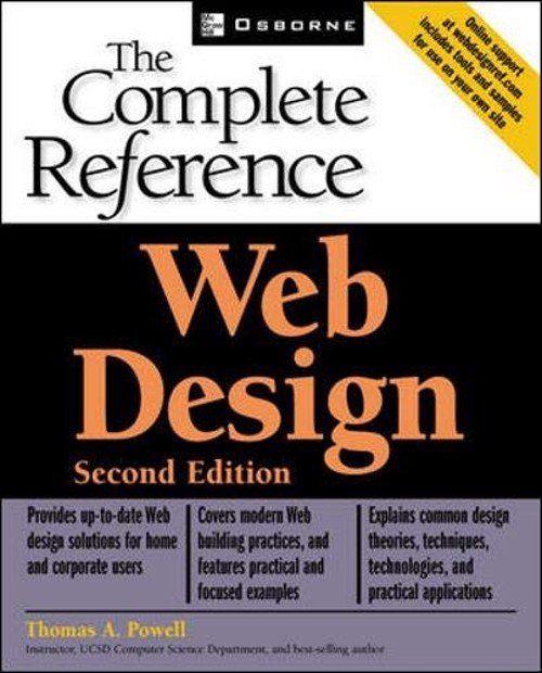 Web Design Complete Reference Paperback Thomas Powell