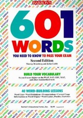 601 Words You Need to Know to Pass Your Exam Murray, Liebb, Juliu