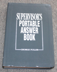 Supervisor’s Portable Answer Book by George Fuller (1989, Trade Paperback) NEW