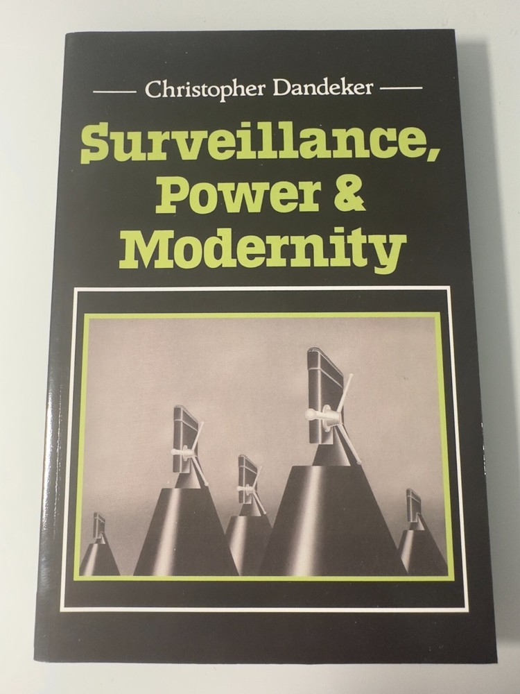 Surveillance Power & Modernity Christopher Dandeker Paperback Nonfiction Book