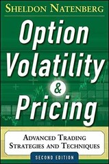 Option Volatility and Pricing: Advanced – Hardcover, by Natenberg Sheldon – Good