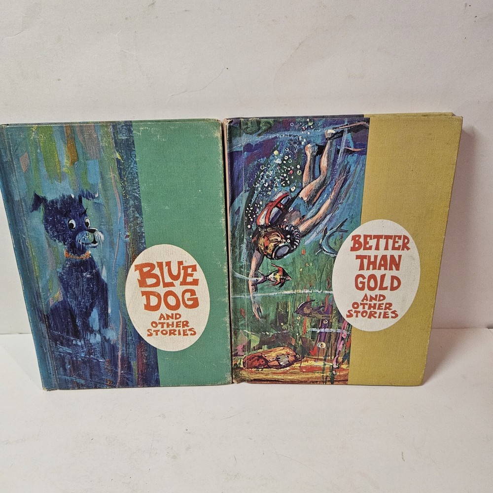 Vtg Childrens School Reading Books Basic 1966 LIterature Elementary Language