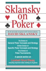Sklansky on Poker (Sklansky Poker/Gambling Series) – paperback SKLANSKY, DAV…