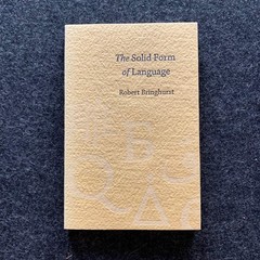The Solid Form Of Language: An Essay On Writing And Meaning
